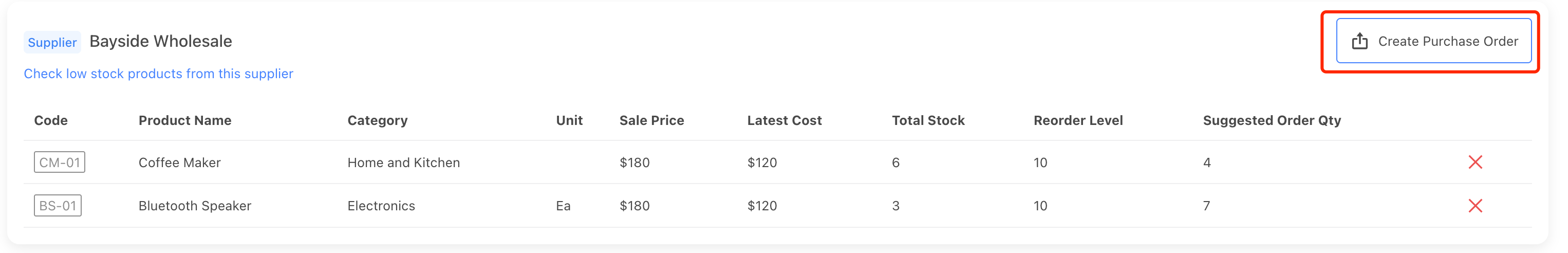 stockunify smart reorder process