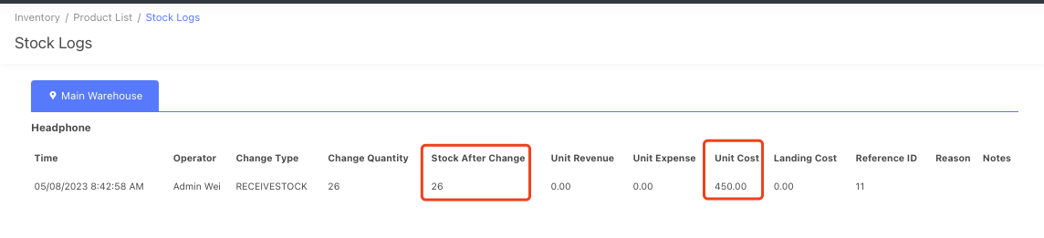 edit&delete product category