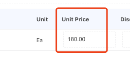 change sale order price