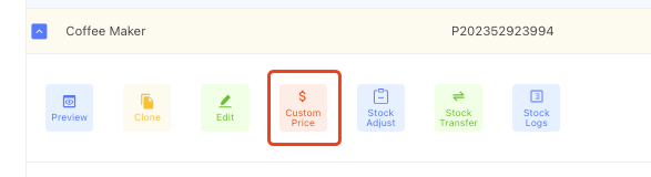 navigate to clone product