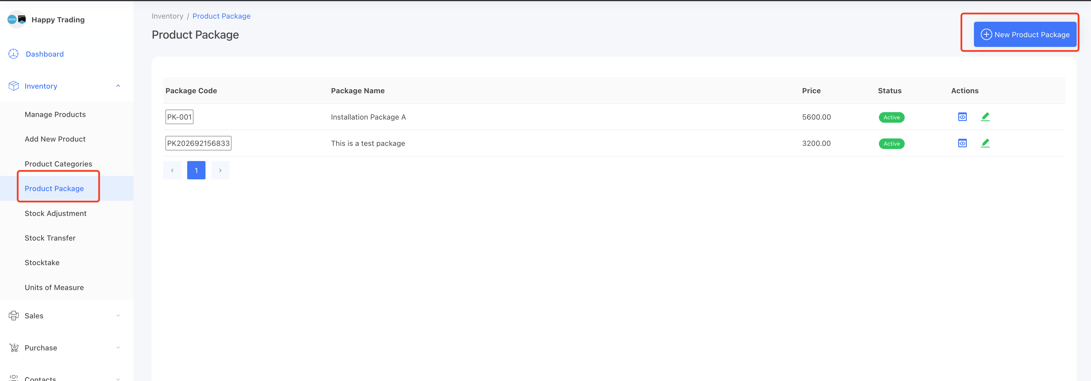 product package sync to servicem8